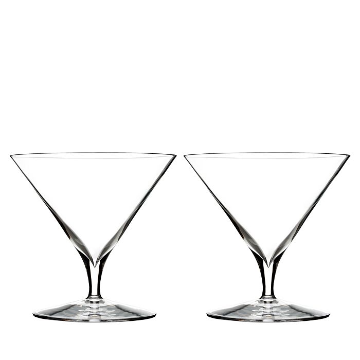 Shop Waterford Elegance Martini Glass, Pair In Clear