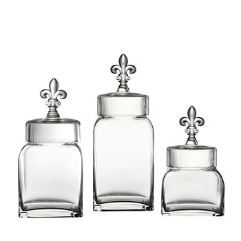 Style Setter Fleur De Lis 3 Piece Canister Set Bloomingdale S