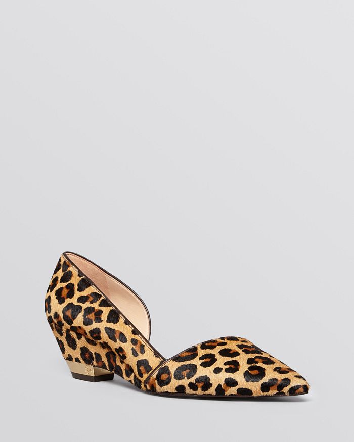 Tory burch leopard wedge store