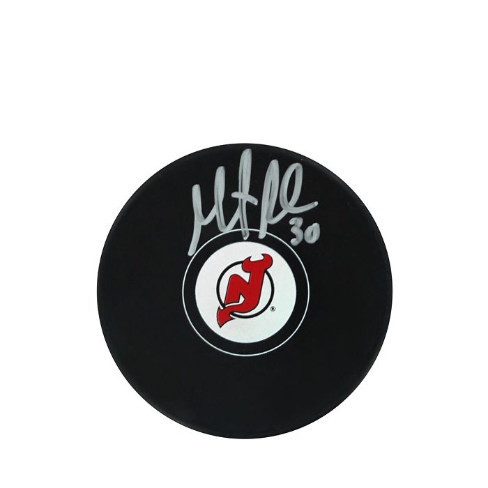 Martin Brodeur signed New Jersey Devils Puck autographed