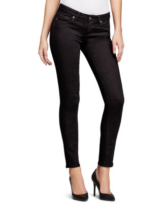 Paige 1394521 Transcend Verdugo Mid-Rise Ultra Skinny Jeans in Black Dest 