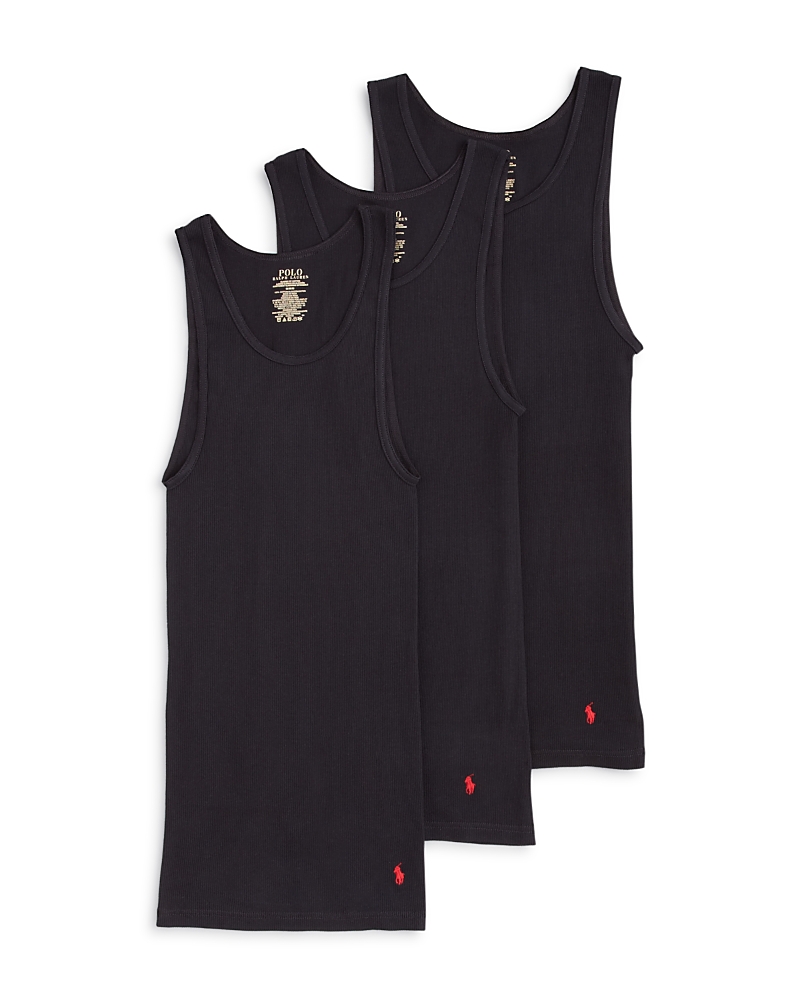 Polo Ralph Lauren Ribbed Undershirt, 3 Pack