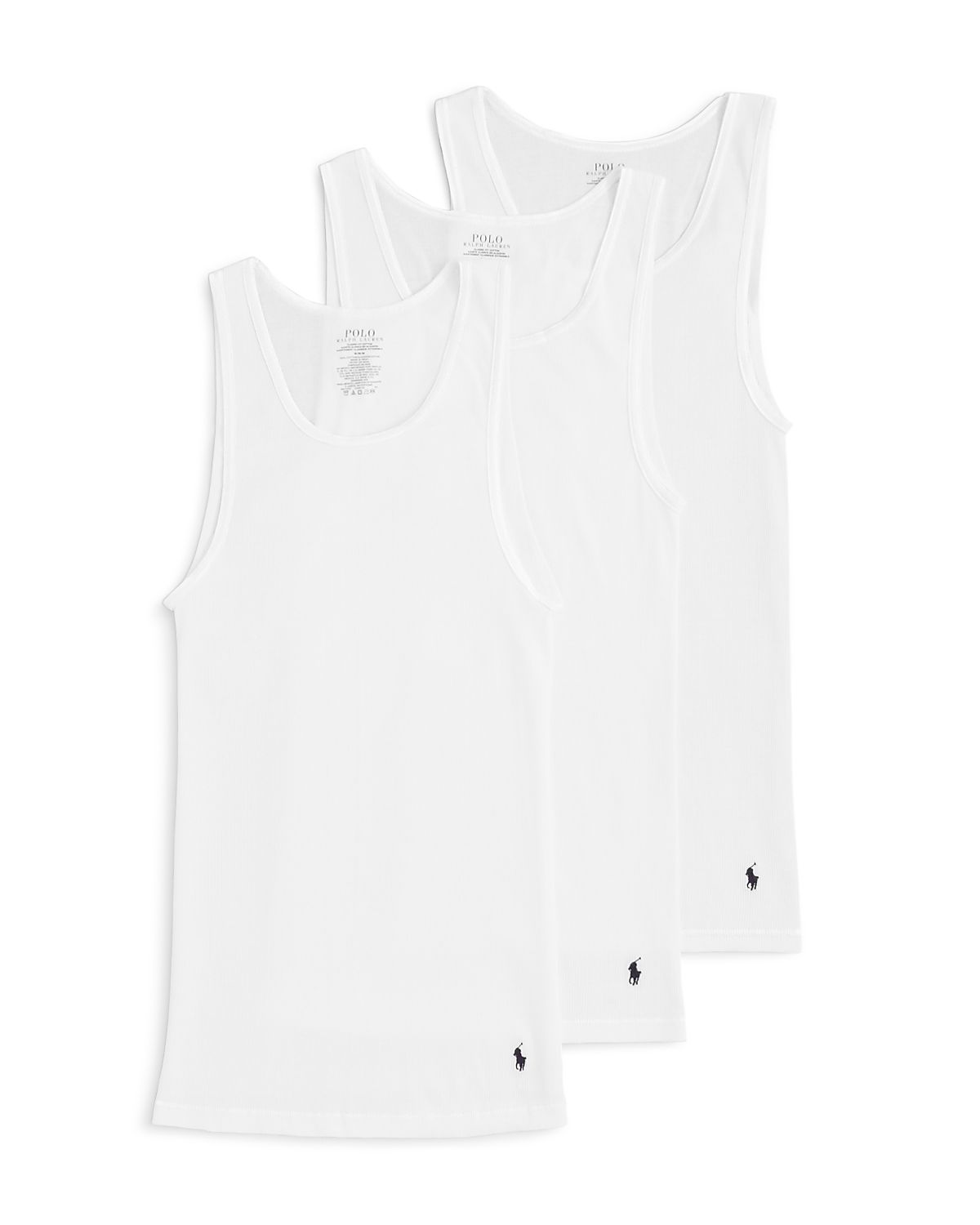 Polo Ralph Lauren Ribbed Undershirt, 3 Pack