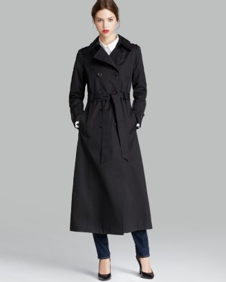 DKNY Trench Coat - Double Breasted Belted Maxi | Bloomingdale's