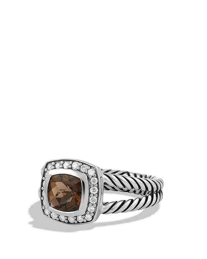 Smoky quartz david yurman ring hot sale