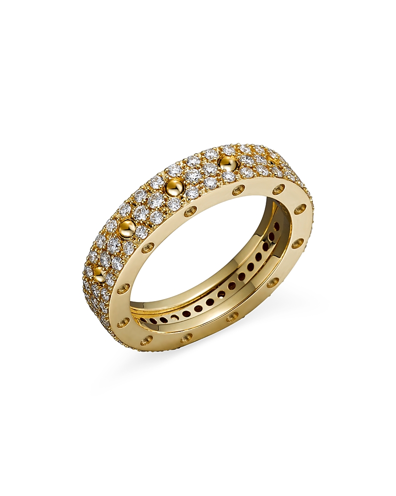 Roberto Coin 18K White Gold Pois Moi Diamond Pave Ring