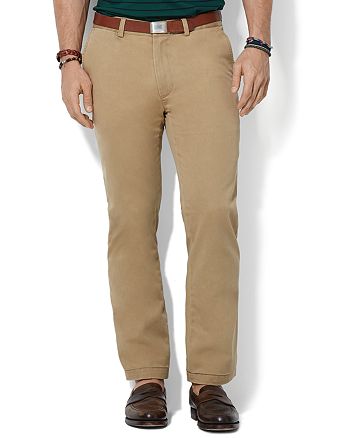 Polo Ralph Lauren Flat-Front Chino Pant - Classic Fit | Bloomingdale's