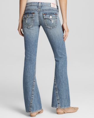 パンツ True Religion / Damaged Flare Denim True Religion Jeans - Joey Original Low Rise Flare with Flap