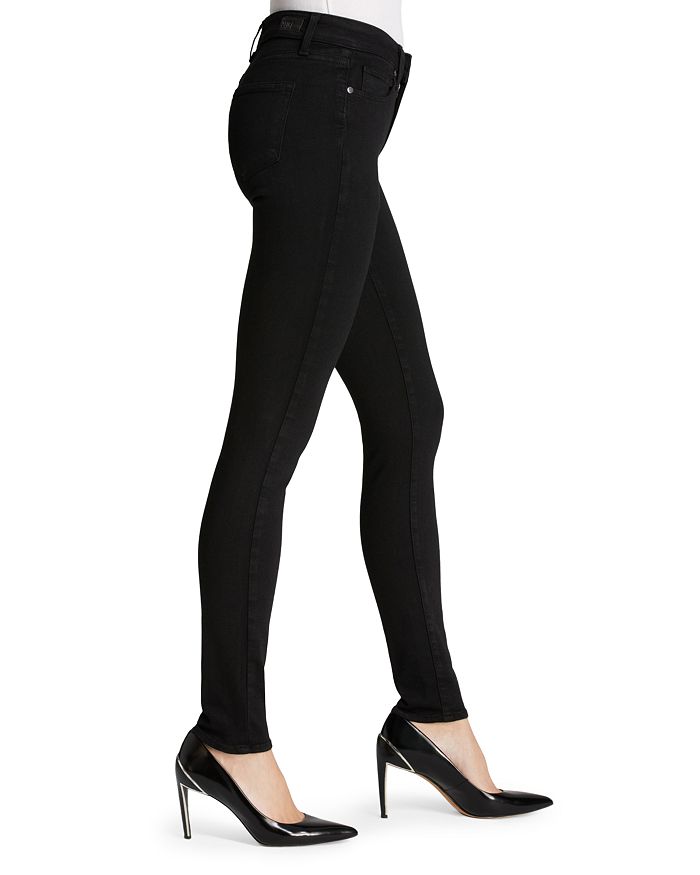 Paige Hoxton Ultra-skinny Ankle Jeans, Black Shadow | ModeSens