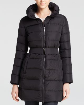 Add Down - Belted Down Coat