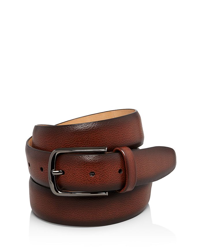 The Men's Store At Bloomingdale's The Men's's Store At Bloomingdale's Men's Park Ave Leather Belt - 100% Exclusive In Brown