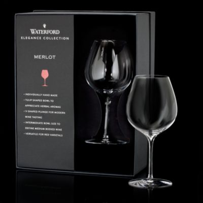 Elegance Merlot Wine Glass, Pair