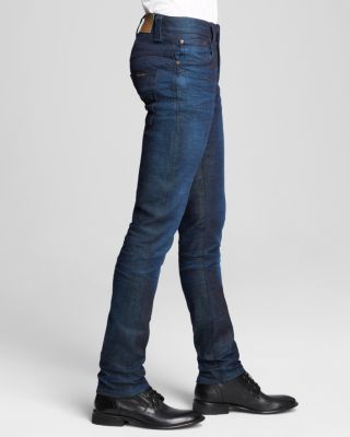Nudie Jeans Co Thin Finn Slim Fit Jeans in Electric Indigo
