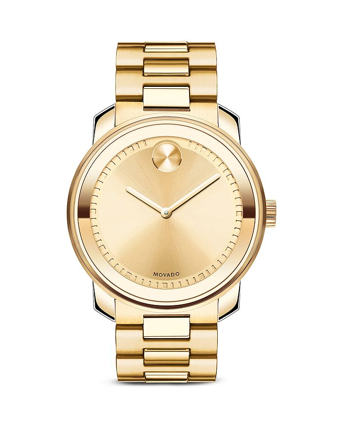 Movado BOLD Ion Plated Stainless Steel Watch, 42.5mm | Bloomingdale's