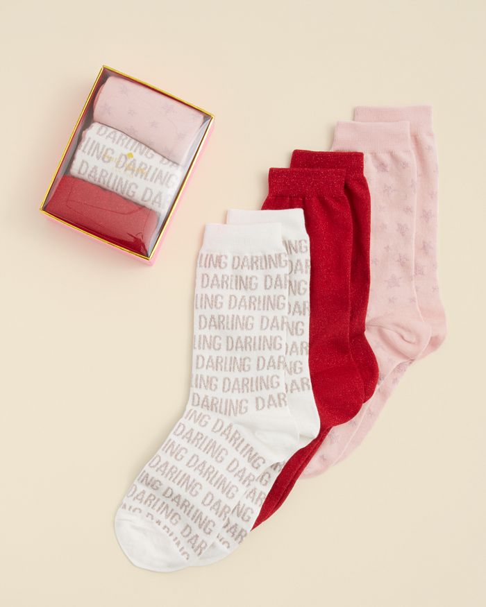 kate spade new york Darling Trouser Sock Gift Box, Set of 3 ...