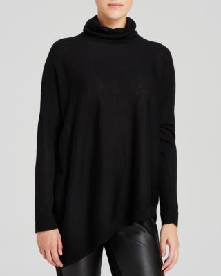 Eileen Fisher Petites Asymmetric Wool Turtleneck Sweater Bloomingdale s