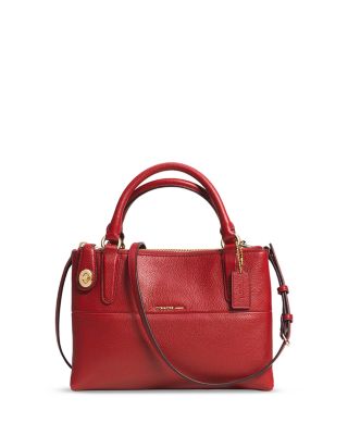 COACH Mini Turnlock Borough Bag in Pebbled Leather | Bloomingdale's