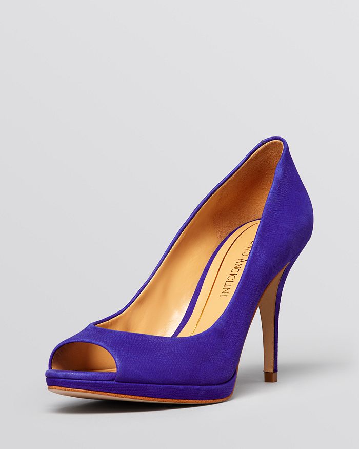 Enzo Angiolini Peep Toe Platform Pumps Nolle HighHeel Bloomingdale's