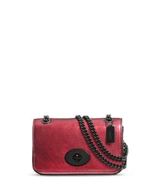 coach mini chain crossbody