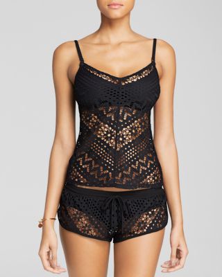 lace tankini top