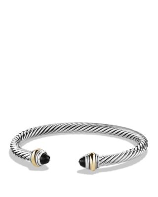 David yurman black hot sale onyx bracelet with diamonds