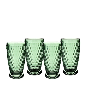 Shop Villeroy & Boch Boston Highball Glass, Set Of 4 In Green