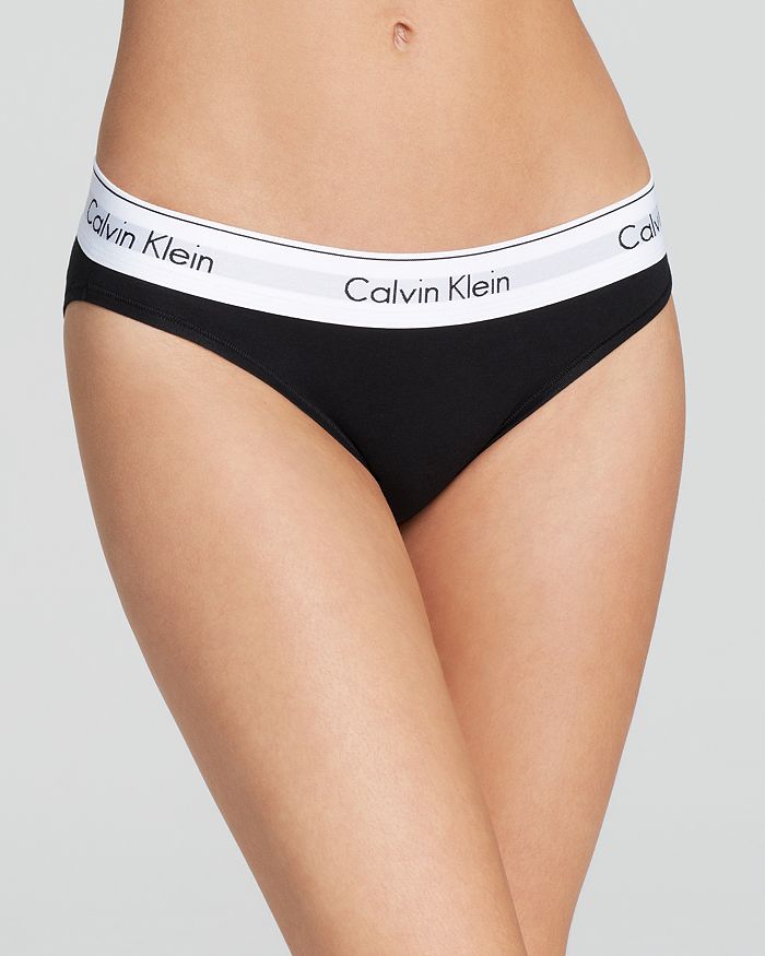 Calvin Klein 2-pack Logo Cotton Thong In Black