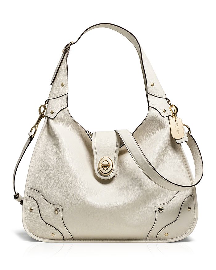 COACH Rhyder Hobo in Leather | Bloomingdale's