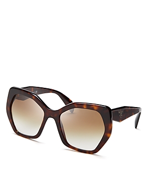 Prada Women's Oversized Geometric Sunglasses, 56mm