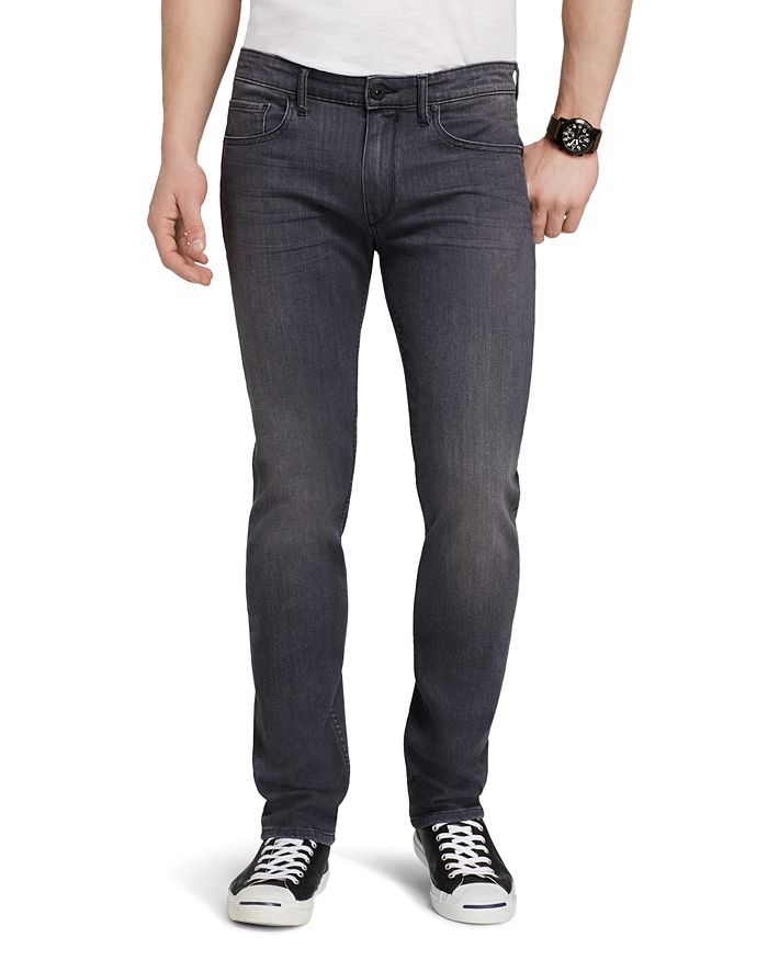 PAIGE TRANSCEND FEDERAL SLIM STRAIGHT FIT JEANS IN WALTER GREY,M655743-2951