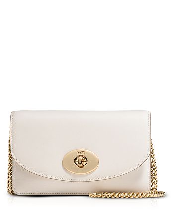 COACH Clutch Wallet with Chain in Smooth Leather | Bloomingdale's