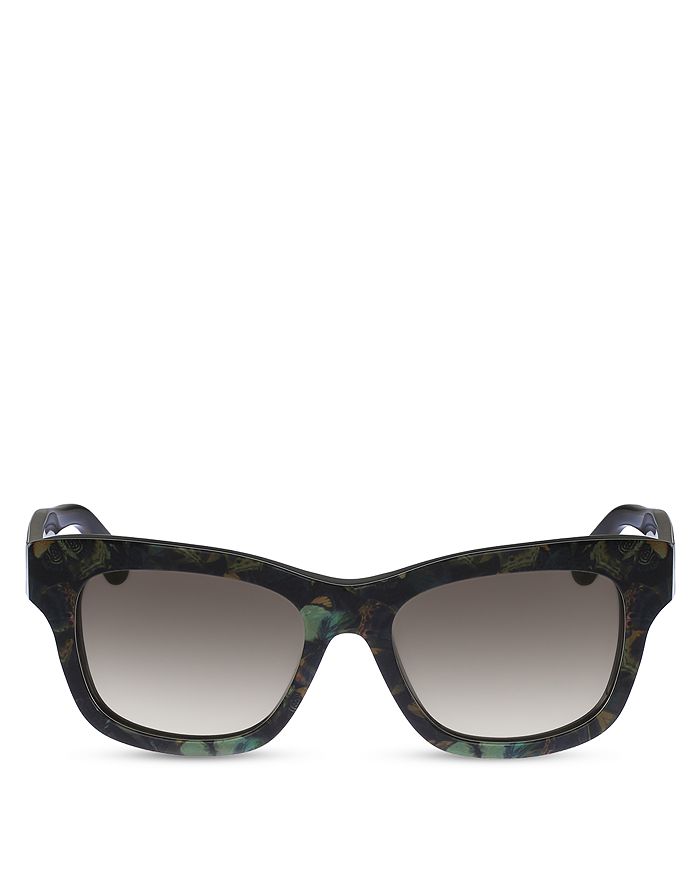 Valentino Women s Camouflage Butterfly Wayfarer Sunglasses 53mm