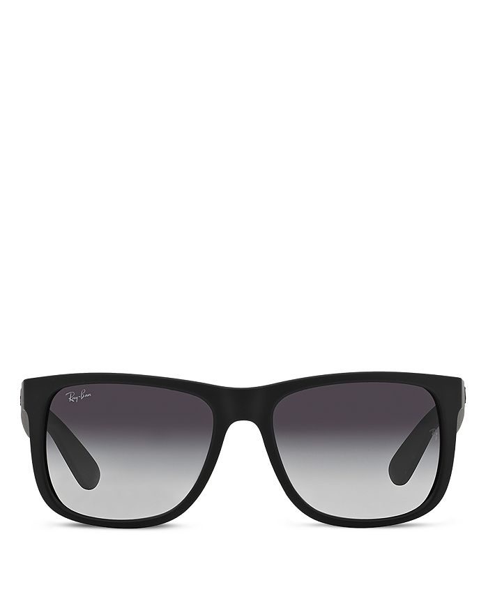 Shop Ray Ban Ray-ban Justin Square Sunglasses, 55mm In Black/gray Gradient