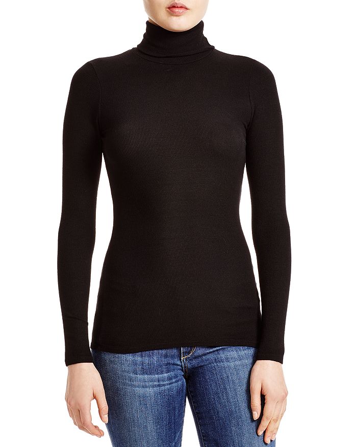 Three Dots Ribbed Turtleneck | Bloomingdale's