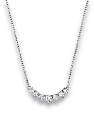 7 stone diamond necklace