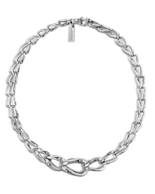 JOHN HARDY - John Hardy Bamboo Silver Necklace, 17"