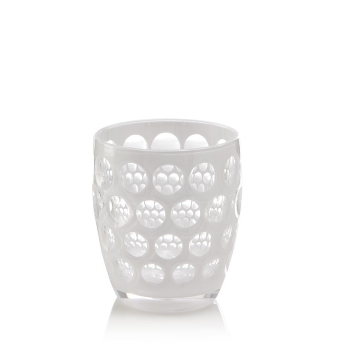 Shop Mario Luca Giusti Acrylic Lente Tumbler Glass In White