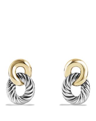 David Yurman Belmont Drop Earrings with 18K Gold | Bloomingdale's