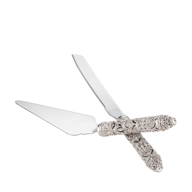 Olivia Riegel Windsor 2- Piece Dessert Serving Set In Silver