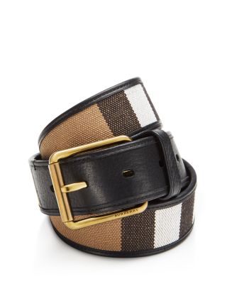 Burberry mens belt bloomingdale's best sale