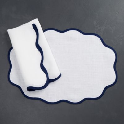 Scalloped Placemat, Set of 4