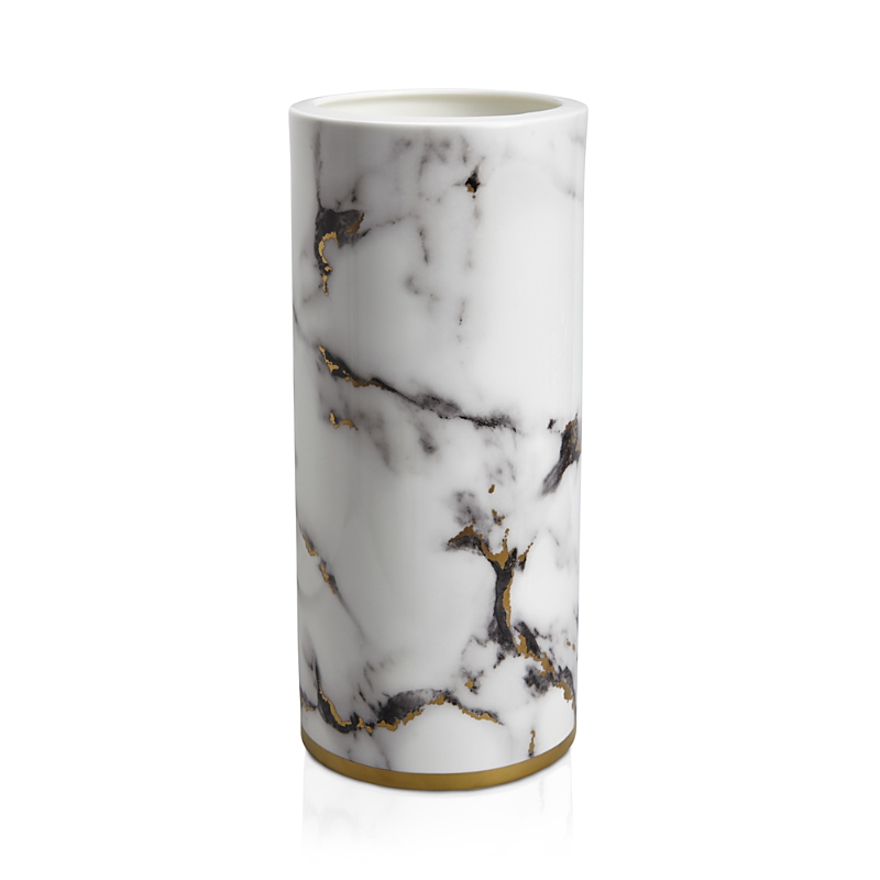Prouna Marble Venice Fog Vase In Venice Fog Marble