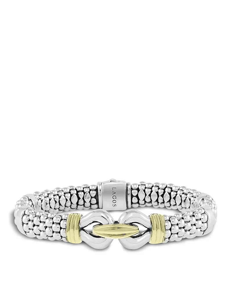 Lagos 18K Gold and Sterling Silver Derby Bracelet