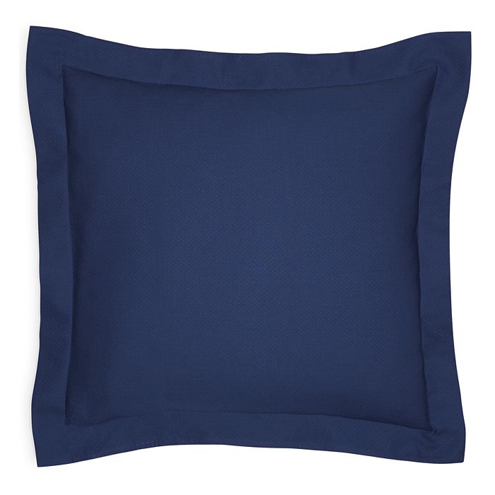 Shop Matouk Elliot Euro Sham In Navy