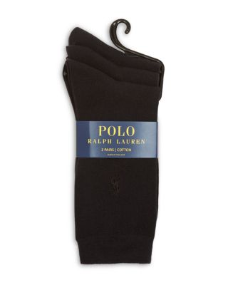Classic Flat Knit Socks, Set of 3