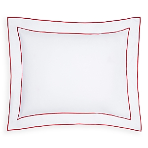 Shop Matouk Ansonia Percale King Sham In Red