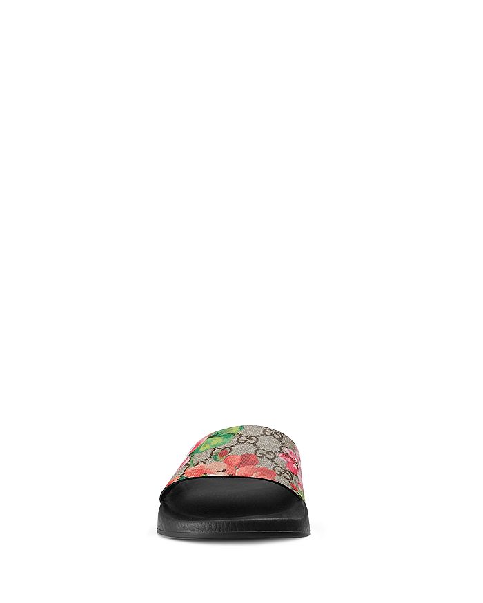 Gucci Red GG Supreme Pool Slides