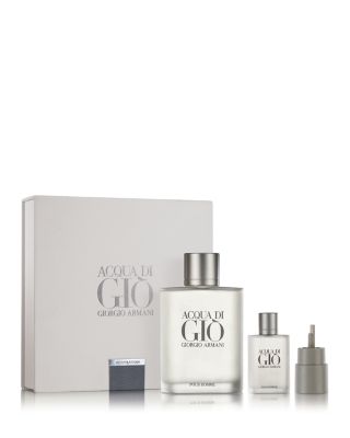 acqua di gio refillable gift set