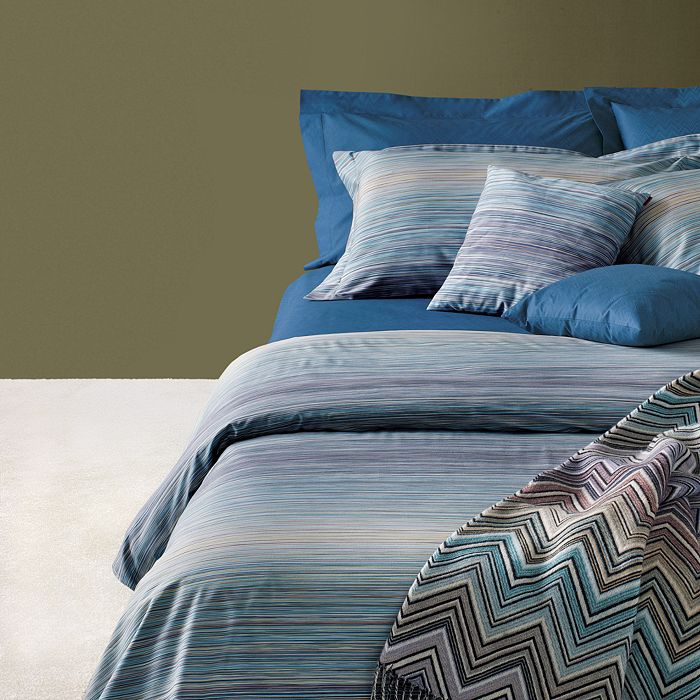 Missoni Jill Standard Shams, Set Of 2 In Blue