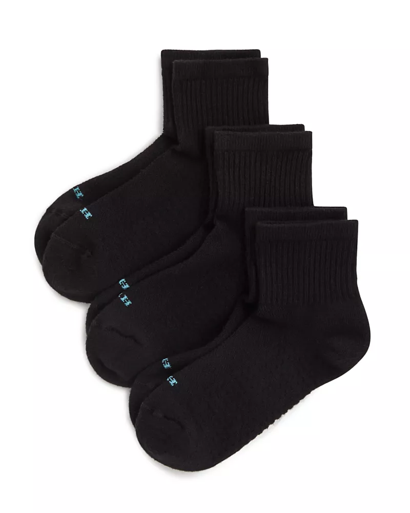 Hue Air Cush Mini Crew Socks, Set of 3